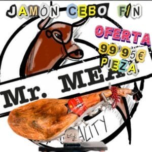 Jamón de Cebo Ibérico 50% Raza Ibérica (F/N)